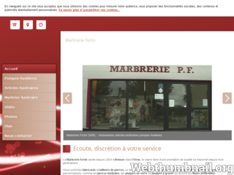 marbrerie-fortis.com website preview