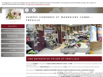 pompes-funebres-combe-freville.fr website preview