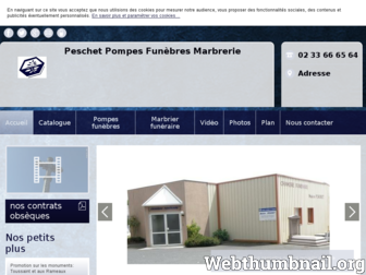 pompes-funebres-peschet.fr website preview