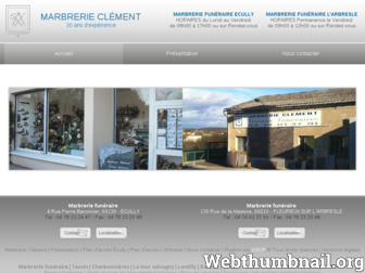 marbrerie-clement.com website preview