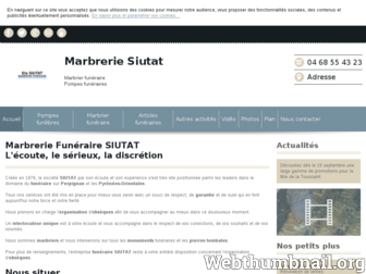 funeraire-siutat.com website preview