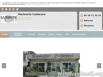 marbreriecalderara.com website preview
