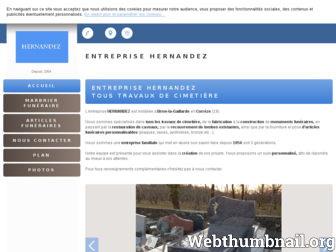 marbrerie-caveau-brive.fr website preview