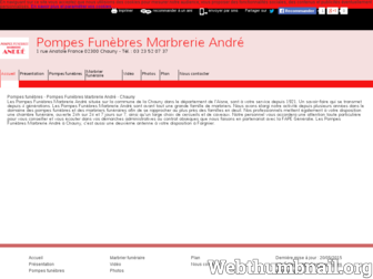 pf-marbrerie-andre.fr website preview