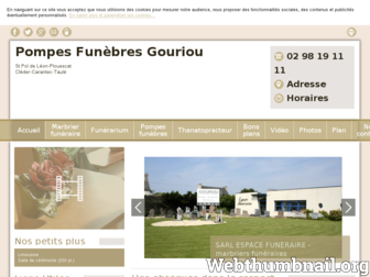 pf-gouriou.com website preview