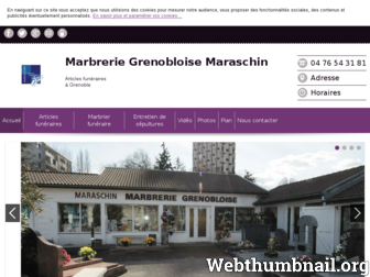 marbreriegrenobloisemaraschin.fr website preview