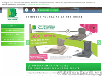 complexe-funeraire-toulon.fr website preview