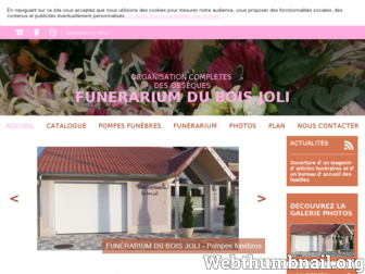 funerarium-du-bois-joli.fr website preview