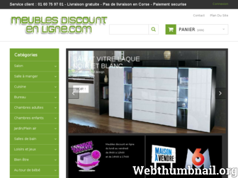 meublesdiscountenligne.com website preview