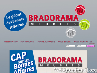 bradorama.com website preview
