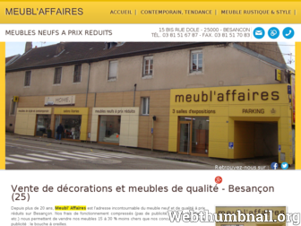 meubl-affaires.com website preview