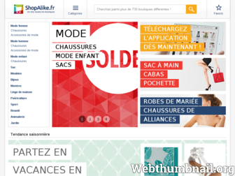 shopalike.fr website preview