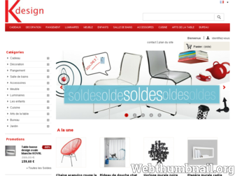 kdesign.fr website preview