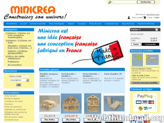 kit-minicrea.fr website preview