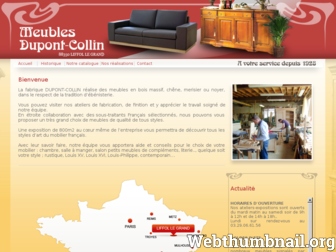 meubles-dupont-collin.fr website preview