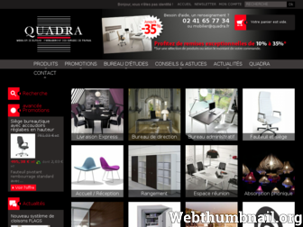 quadra-mobilier.fr website preview