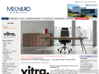 mecaburo.fr website preview
