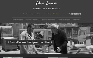 meubles-alainbarret.com website preview