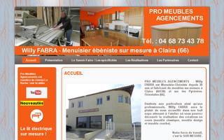 pro-meubles-agencements.fr website preview
