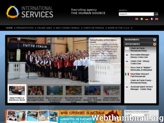 internationalservices.fr website preview