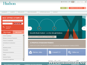 hudson.fr website preview
