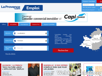 laprovence-emploi.com website preview