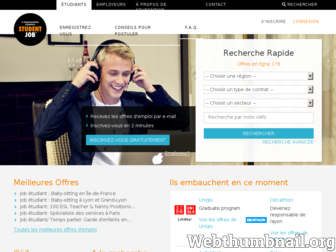 studentjob.fr website preview