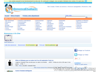 offres-d-emploi.annonceetudiant.com website preview