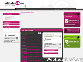latitude-job.com website preview