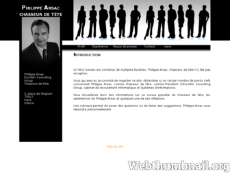 philippe-arsac.fr website preview