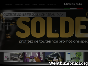 chateau-dax.fr website preview