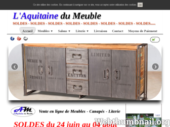 aquitaine-meubles.fr website preview