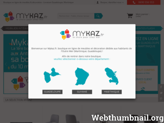 mykaz.fr website preview