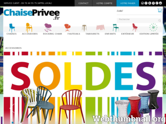 chaiseprivee.fr website preview