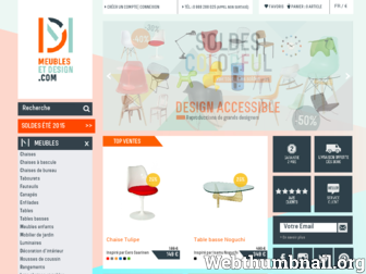 meublesetdesign.com website preview