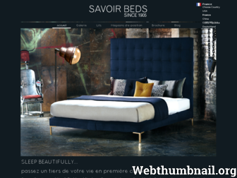 france.savoirbeds.co.uk website preview