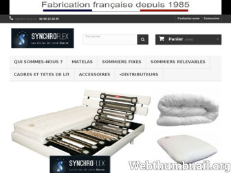 synchroflex.fr website preview
