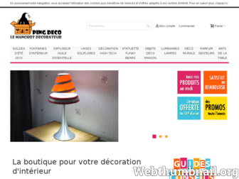boutique.ping-deco.fr website preview