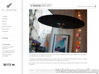 lerocketship.com website preview