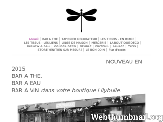 lilybulle.fr website preview