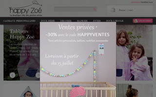happyzoe.com website preview