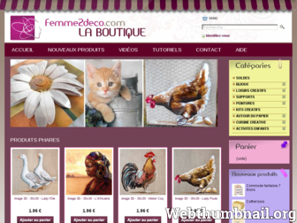 femme2deco.com website preview