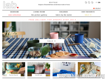 lab-boutique.com website preview