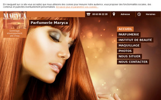parfumerie-maryca-castres.fr website preview