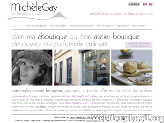 michelegay.com website preview