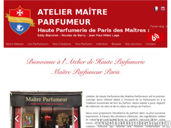 maitre-parfumeur.com website preview