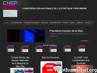 cnep-france.fr website preview