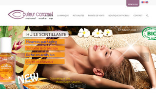couleur-caramel.com website preview