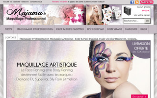 boutique-majama.fr website preview