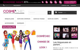cosmechic.fr website preview